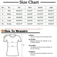 thumbnail image 3 of Women Tops under $5! Cagogo Womens Short Sleeve Tops Summer Henley V-Neck Tshirts Casual Pleated Blouse Dressy Loose Floral Tunic Tops Button Up Basic Tee Pullover Tredny Outfits Clothes, 3 of 9