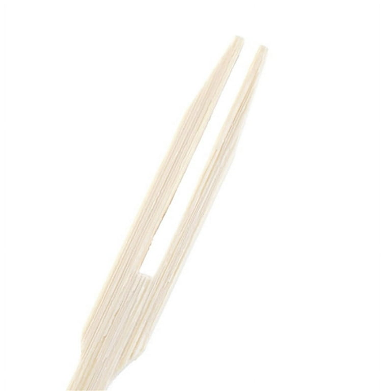 Creative Green Bamboo Leaf Fruit Fork Chopsticks Cocktail Fork