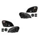 thumbnail image 1 of Par de Faros DEPO Cascadia 2015 A 2019 Freightliner Fondo negro Con módulo leds, 1 of 4