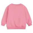 thumbnail image 6 of Wdgfv Toddler Baby Boy Girl Pullover Sweatshirt Solid Color Crewneck Blouse Shirt Tops Warm Fall Winter Clothes Pink 6-9 Months, 6 of 7