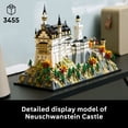 thumbnail image 4 of LEGO Architecture Neuschwanstein Castle 3D Puzzle - Collectible Bavarian Castle Model Kit for Arts & Crafts - Building Blocks for Adults, Ages 18+ - Gifts for Men and Women - 21063, 4 of 9