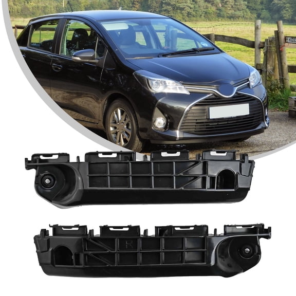 1 Pair For Toyota Yaris 2012-2014 Front Bumper Bracket 5253652080 5253552110