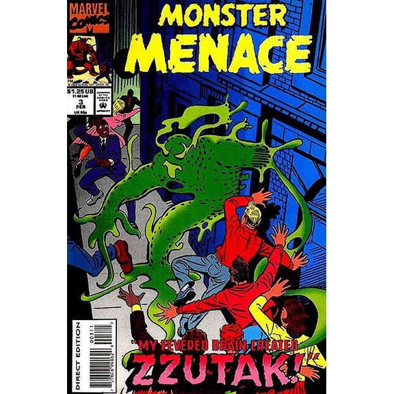 Monster Menace #3 VF ; Marvel Comic Book