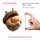 thumbnail image 3 of Adorno Festivo De Plstico De 8 Cm. Ideal Para Decoracin Navidea, Fiestas Y Ocasiones Especiales, UKHBMC, 3 of 9