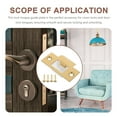 thumbnail image 4 of 1 Set Door Strike Plate Strike Plate Door Latch Plate Door Strike Plates Metal Strike Plate, 4 of 6
