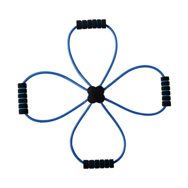 Banda elástica para ejercicios de resistencia, brazo y espalda, profesional, multifuncional. Azul