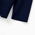 thumbnail image 5 of PatPa Mens Christmas Pajamas Set Family Matching Pjs Long Sleeve Tops and Holiday Christmas Lights Blue Pants with Socks, 2-Piece, Size L, 5 of 12