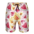 thumbnail image 3 of Logiee Watermelon Print Mens Swim Trunks Quick Dry Board Shorts,Breathable Hawaii Beach Shorts Swimwear Bathing Suits-XX-Large, 3 of 6