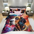 thumbnail image 3 of 3 Pieces Duvet Cover Set Bloodhound Dog 3D Print Bedding 1 Duvet Cover 2 Pillowcases Natural Animals Comforter Sets Soft Breathable for Boys Girls Children 1iAIoJ, 3 of 5