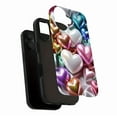 thumbnail image 3 of Colorful Heart Shaped Phone Case for Lovers, Compatible with iPhone 11/12/13/14/15/16 (Pro Max/Plus) – Ideal Valentine's Day Gift, 3 of 9