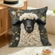 thumbnail image 4 of Uuiauoio Cute Animal Print Pillow Cover Decorative Throw Pillowcase for Sofa Couch Bedroom Living Room Home Decor Accent Pillow Soft Plush Cushion Cover, 4 of 6