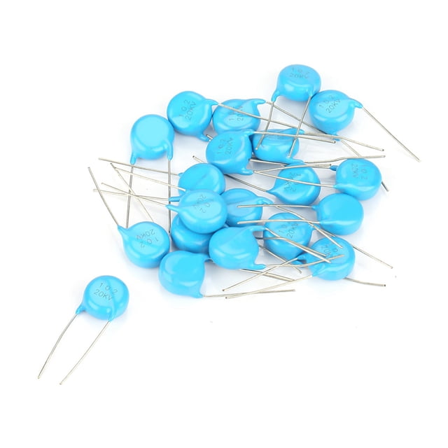 High Voltage Ceramic Capacitors, Blue Ceramic Capacitor Kit, 15mm/0.6in Reliable Performance For Electronic Instruments Small Electronic Equipment