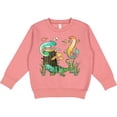 thumbnail image 2 of Inktastic Cute Lizards Hanging out Toddler Sweatshirt, 2 of 4