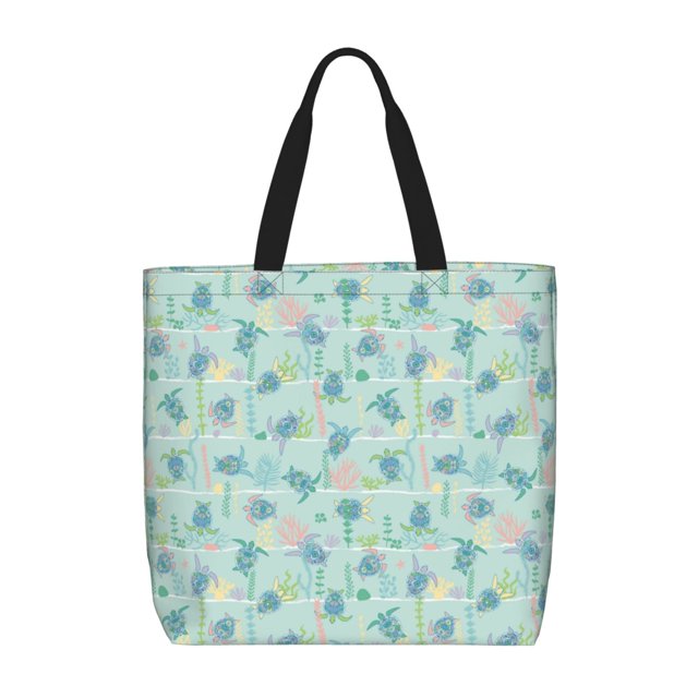 Balery Sea Turtle Bolsa de Mano para Mujeres con Cremallera, Bolsa de Gimnasio con Compartimentos, Bolsa para Laptop, Bolsa para Trabajo