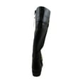 thumbnail image 5 of Karen Scott Womens Deliee2 Leather Almond Toe Knee High, Black PU, Size 8.5, 5 of 6