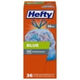 thumbnail image 1 of Bolsas de basura Hefty azules de 30 galones, 36 unidades, 1 of 5