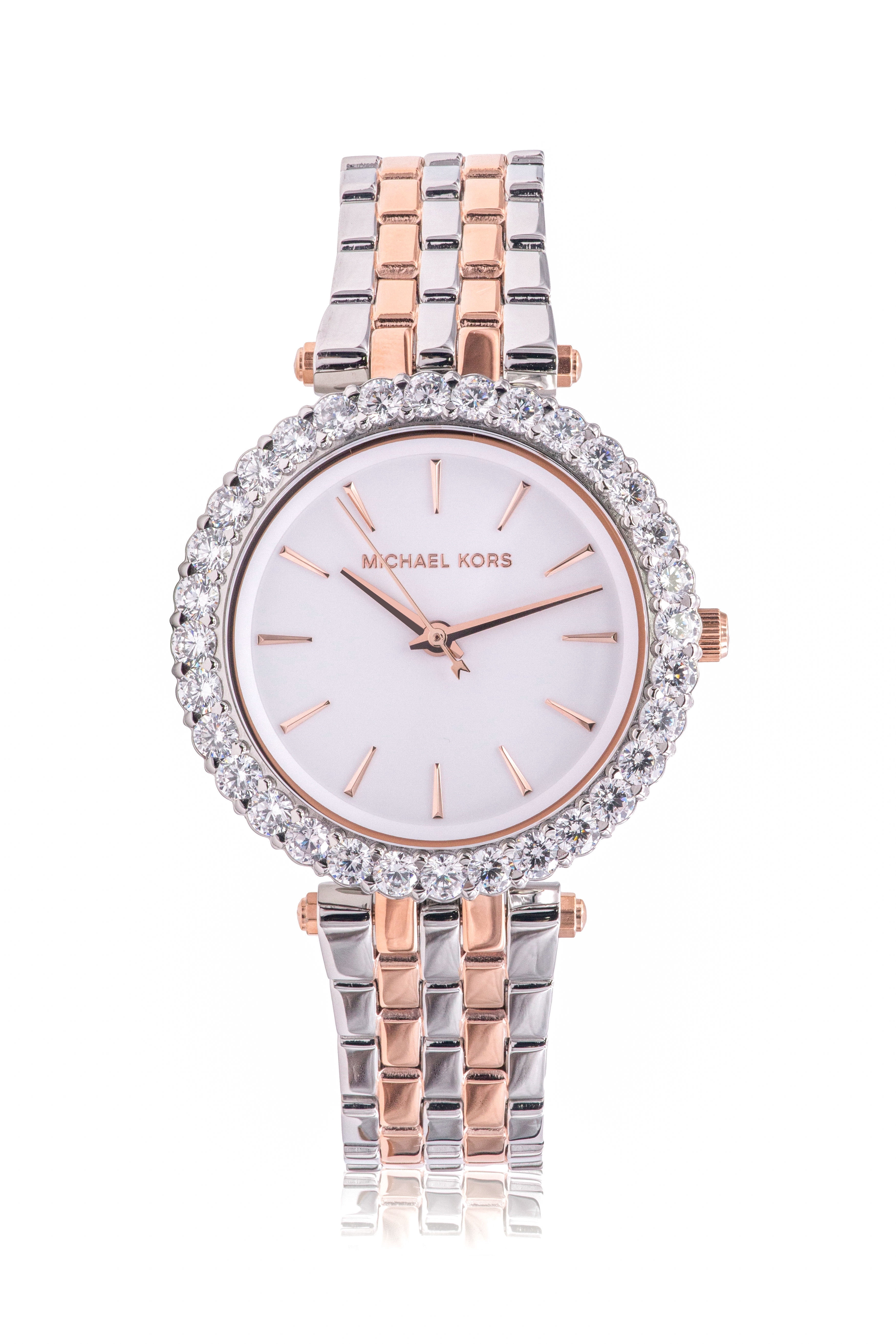 FREE WATCH @! Michael Kors Darci Two-Tone Ladies Watch 7 1/4\