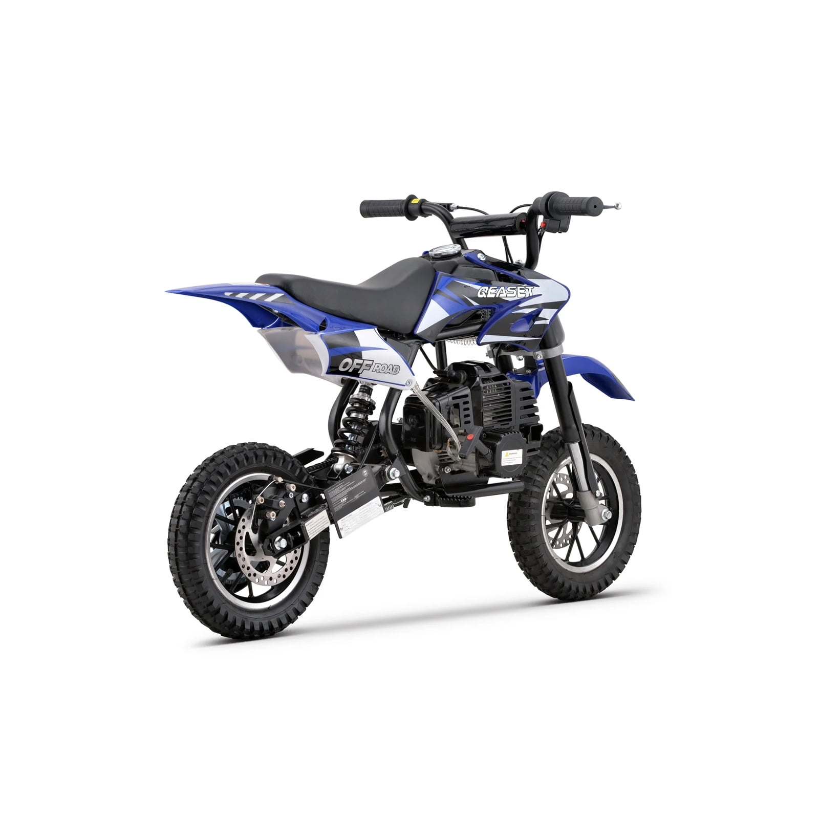 QEASET 39CC Dirt Bike, Gas Powered Mini Bike, Blue