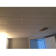Foam Ceiling Planks - Silver Birch Wood-Grain Finish (48pc pack - covers 84sqft)