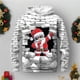 thumbnail image 4 of Sudadera con capucha de Papá Noel con estampado 3D divertido de moda para hombre, ropa informal de otoño nueva para Navidad, sudadera de gran tamaño, ropa unisex, 4 of 4