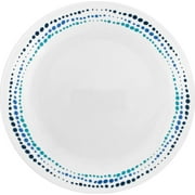 Corelle Dinnerware Set 4pc Set, Ocean Blues-Set for 4 Includes 4 x Dinner Plates 80% Recycled Glass 3 X More Durable, Half the Space & Weight of Traditional Ceramic