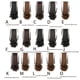 thumbnail image 4 of Peluca de cola de caballo, pelucas sintéticas realistas de fibra de alta temperatura, peluquín rizado Natural Artificial, resistente al calor, Cuidado del cabello Marron oscuro, alargamiento 58 cm Seitruly CE014651-11, 4 of 6