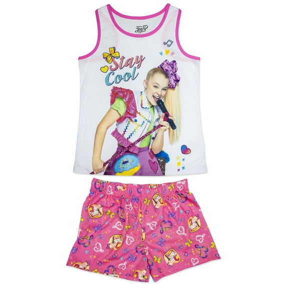 JoJo Girls Pajama Tank Short Set, Sizes 4-6X