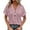E-Pink, variant on MuXiKeJi Clothes T Shirts for Women V Neck Dressy Casual Blouses Puff Short Sleeve Summer Tops Loose Fit