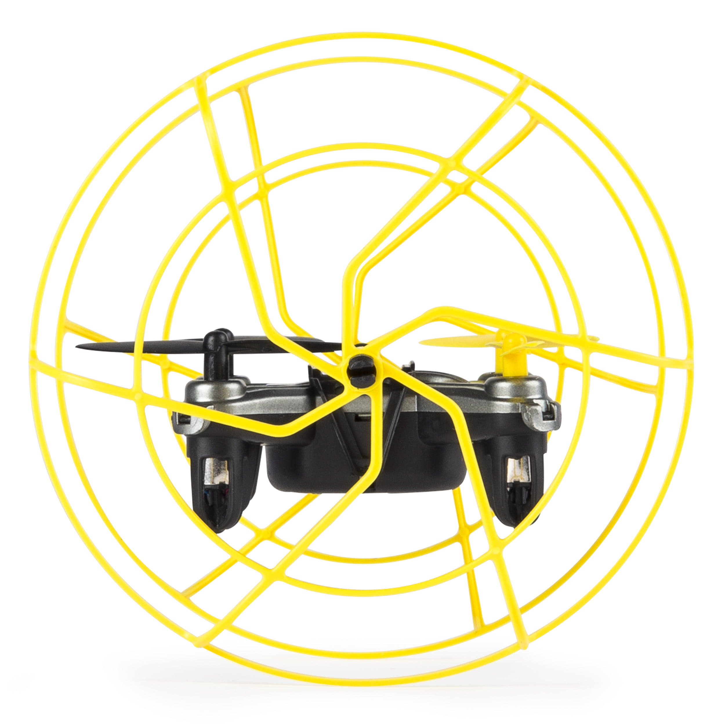 Yellow Air Hogs Hyper Stunt Drone Unstoppable Micro RC Drone 