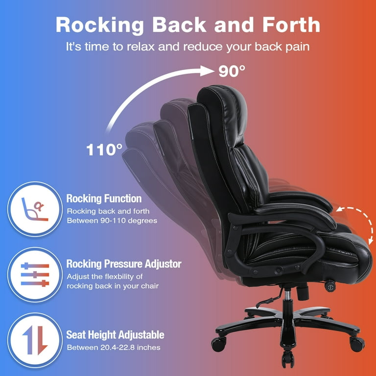 VANBOW Big and Tall Office Chair 500lb for Heavy People with