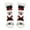 Bronze, variant on Slipper Socks With Grips Womem Men Christmas Cartoon Print Lined Socks With Grippers Non Thermal Cozy Stockings Winter Thicked Home Sleep Gift,Red