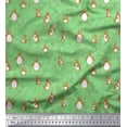 thumbnail image 1 of Soimoi Polyester Crepe Fabric Floral & Penguin Ocean Print Sewing Fabric Yard 52 Inch Wide, 1 of 3