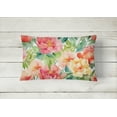 thumbnail image 4 of Indiana Peonies in Watercolor Fabric Decorative Pillow, 4 of 4