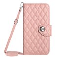 thumbnail image 3 of for Motorola Moto G Play 4G 2024 Wallet Case, Elegant Card Holder Cash Slot PU Leather Kickstand Shoulder Strap Shockproof Protective Flip Women Girls Case Cover for Moto G Play 4G 2024, Coralpink, 3 of 6