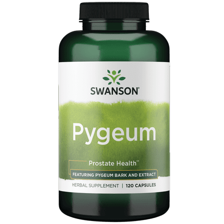 Swanson Pygeum Bark & Extract Capsules, 500 mg, 120 Count