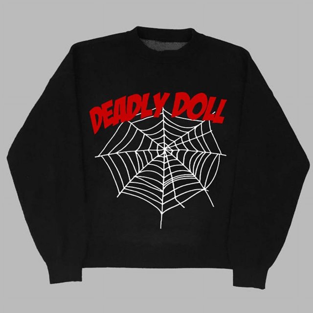 Suéter de chica de anime, suéter gótico punk feo de punto, suéter de invierno 2024 para mujer, suéter vintage Y2k Harajuku de gran tamaño, jersey de calle