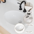 thumbnail image 4 of ARIEL Monroe 61 Inch Single Oval Sink Bathroom Vanity With Pure White Quartz Countertop 1.5 Inch Edge In Oak, 4 of 8