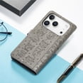 thumbnail image 4 of Funda Cartera FOXDOCK para iPhone 17 Pro , Flip PU con Relieve de Gatos y Perros, Tarjetero y Soporte, 4 of 6
