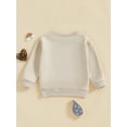 thumbnail image 6 of Michellecmm  Girls Boys Sweatshirts Letter Embroidered Crew Neck Pullover, 6 of 9