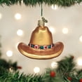 thumbnail image 2 of Old World Christmas Glass Blown Ornament for Christmas Tree, Cowboy Hat, 2 of 7
