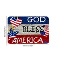 thumbnail image 3 of Cififendec 4th of July Doormat, 23.62"×15.75", Patriotic Absorbent Diatomaceous Earth Mat with God Bless America Print for Front Porch, Entryway & Holiday Decor, 3 of 5