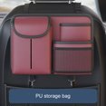 thumbnail image 3 of ZheElen PU Multi-functional Backseat Car Organizer For On Go applicable: The Storage Car Storage Rack Drive Table For, 3 of 6