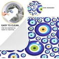 thumbnail image 2 of SKYSONIC Dish Drying Mat for Kitchen Counter Evil Eyeball Eco Friendly Drying Mat - Easy to Clean Heat Resistant Dish Mat - 16x18, 2 of 6