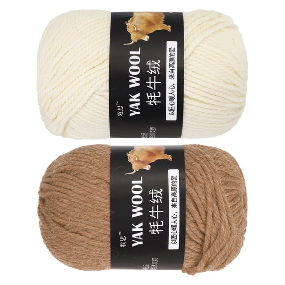 Uxcell 2PCS Crocheting Yarn,Blue-Black 3 Ply wool Yarn 200g Sport Weight Yarns Bulk Soft and Fluffy Yarns for Knitting DIY Crochet Handicraft Blankets Gift,220 Yards