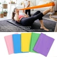 thumbnail image 4 of Lot de 5 bandes de résistance épaisses de 2 m de long, 16,3 kg, élastiques haute résistance pour hommes et femmes, entraînement et fitness, 4 of 4