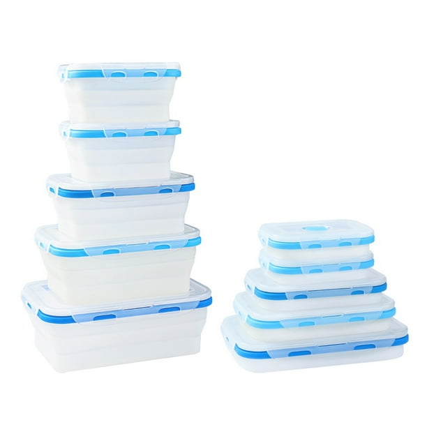 Ecoberi Collapsible Food Storage Containers, BPA Free Silicone