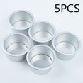thumbnail image 1 of MINGYG UK Stock 5Pcs 2.5 Mini Cake Mold Bake Pudding Nonstick Baking Mold Tool DIY, 1 of 10