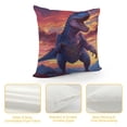 thumbnail image 4 of COMIO Tyrannosaurus Rex 3D Printed Dinosaur Quilt Cover Duvet Cover Comforter Covers Bedding Set Microfiber for Childrens and Adults with Pillowcases with Zipper Closure Twin, 4 of 5