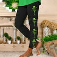 thumbnail image 2 of EGNMCR Leggings for Women High Waist Stretchy Soft Saint Patrick Print Tights Workout Yoga Pants Full Length Fitness Pants Spring Sale, 2 of 4