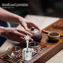 SOPOTUTU Stainless Steel Tea Infuser with Fine Mesh Filter for Loose Leaf Tea Brewing, Plated Design